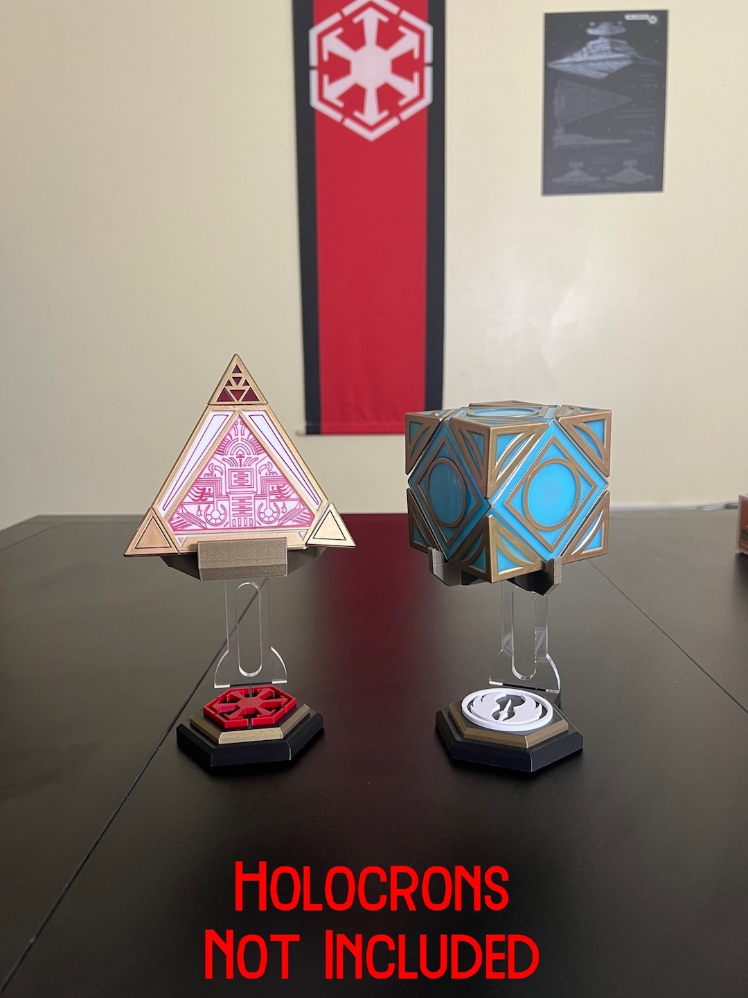 Galaxy Edge Holocron Stands - Etsy