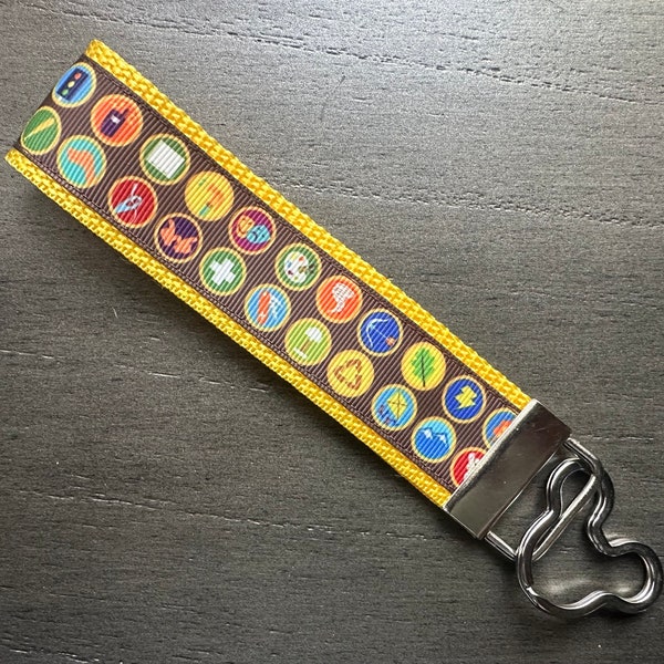 Wilderness Explorer Badge Key Fob Up Keychain Wilderness Explorers Wristlet