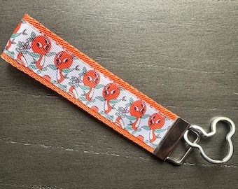 Orange Bird Key Orange Bird Wristlet Epcot Keychain