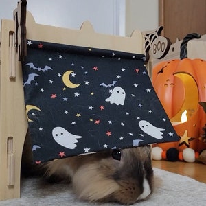 Seria Halloween Trick or Treat - Nietoperz Króliczek Drzwi Zabawka wzbogacająca zabawę Króliczkiem