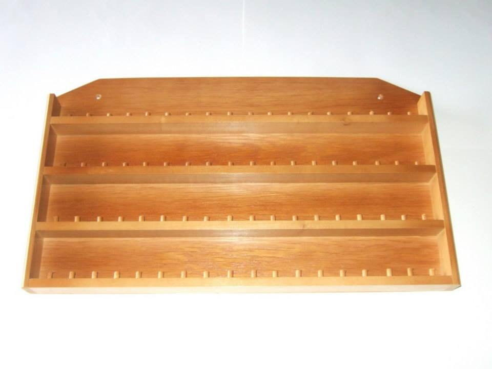 72pc Wooden Thimble Display Rack With Sides Pine Finish Etsy UK