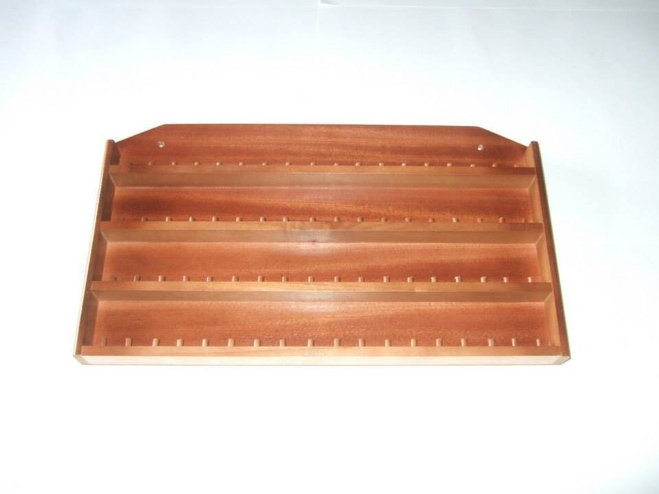 72pc Wooden Thimble Display Rack With Sides ( Mahogany Finish ) - Etsy