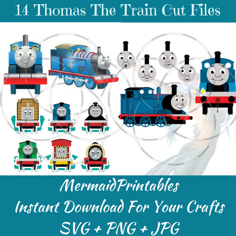 14 Thomas The Train U2013 Png Instant Digital Download Jpg Clipart Vector Files Personal Use Only Svg Clip Art Art Collectibles Deshpandefoundationindia Org