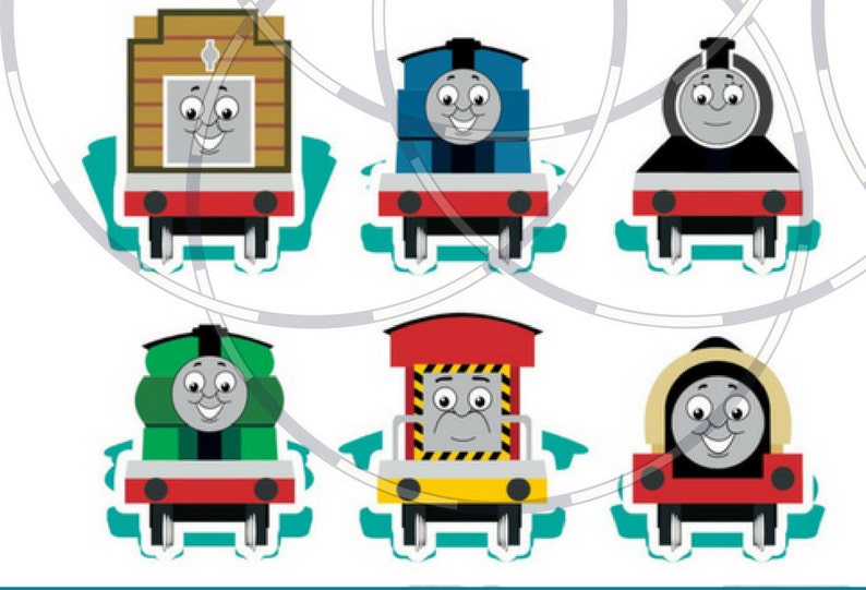 INSTANT DIGITAL DOWNLOAD 14 Thomas The Train Png Svg | Etsy