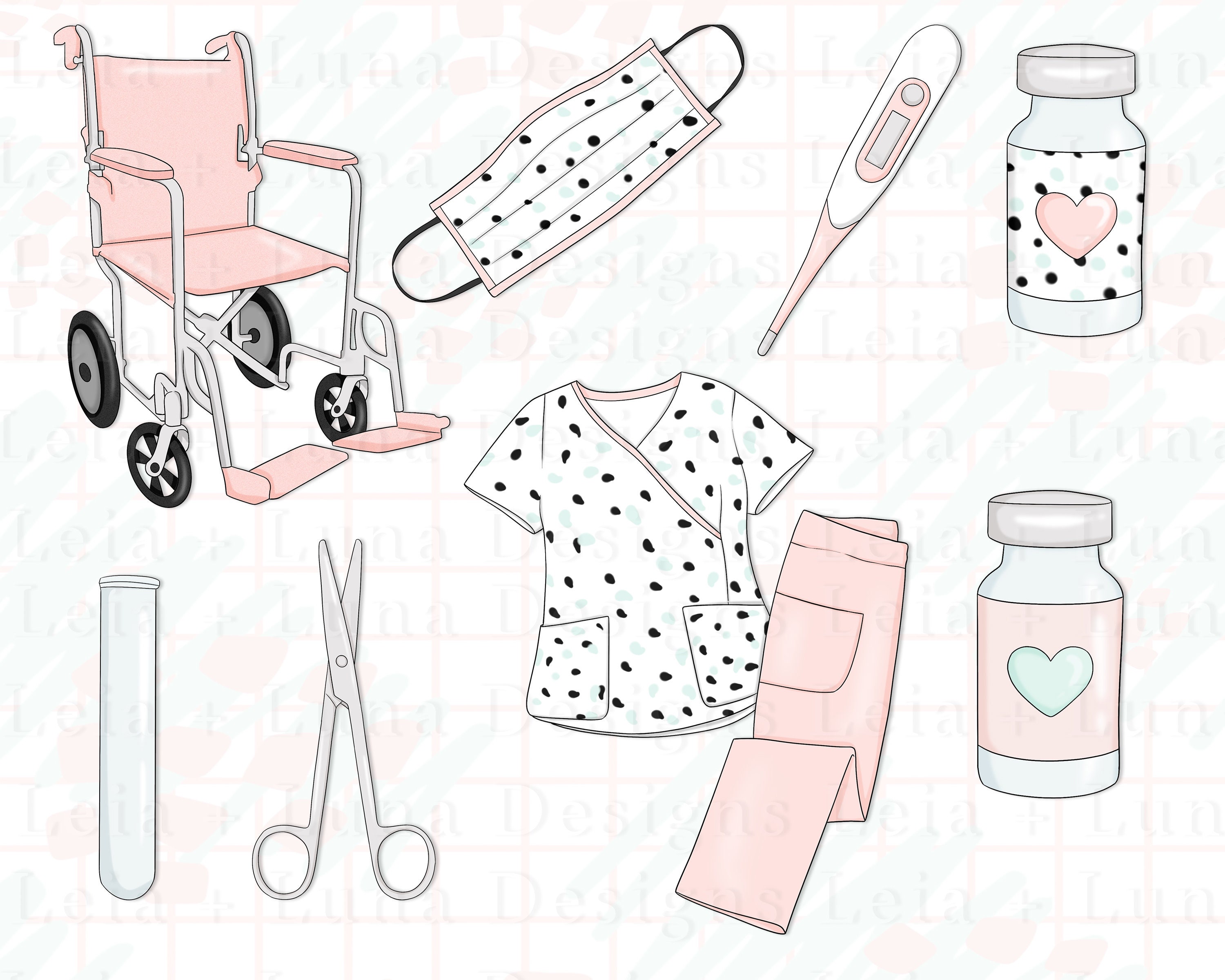 Cute Nurse Planner Stickers