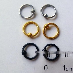 Simple cartilage hoop, captive cartilage hoop, Tragus piercing, tragus earring, hoop earring, simple hoop,  earrings hoop, circle tragus