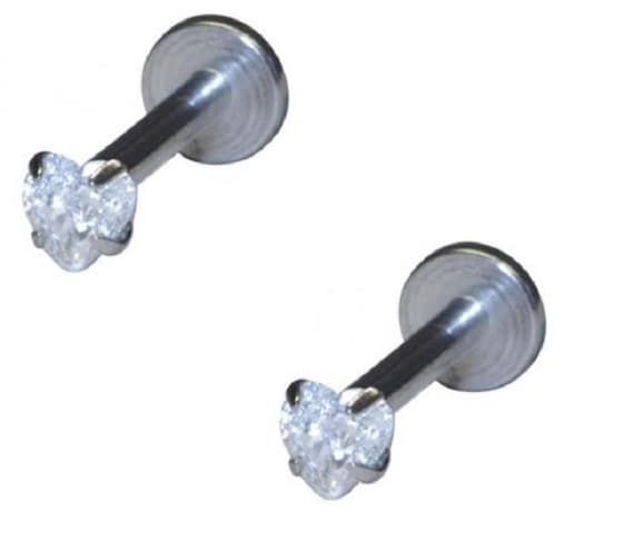 16g 5/16" Steel Dumbbell 4MM Curved Eyebrow Ring 1 Or 2 PIECES 16g 5/16" Steel Dumbbell 4MM Curved Eyebrow Ring 1 Or 2 PIECES