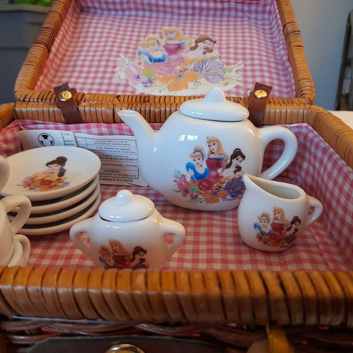 Disney Character Picnic Wicker Picnic Baskets Etsy
