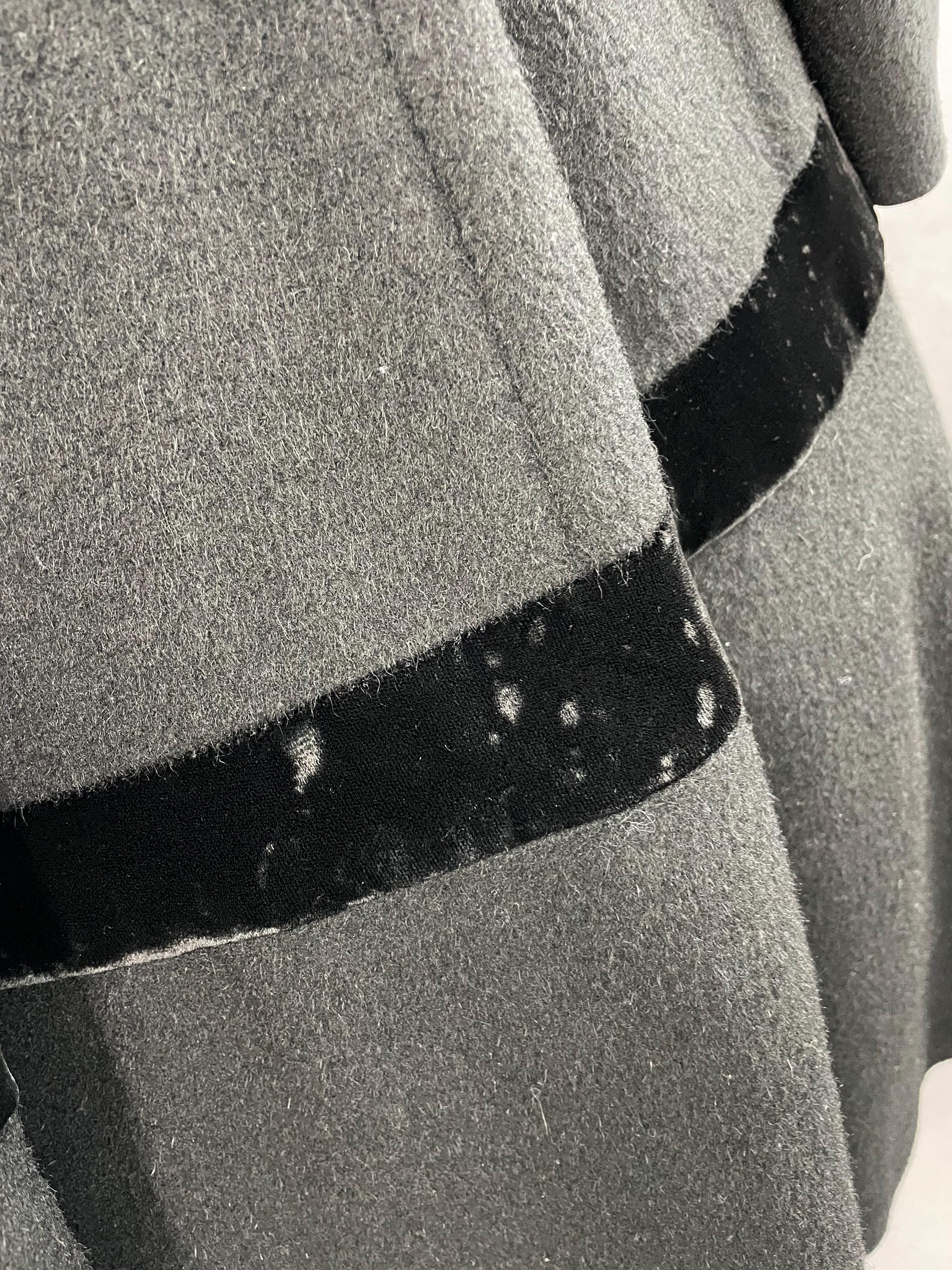 Vintage 1950s Chocolate Brown Wool Princess Coat by Lilli Ann | S/M