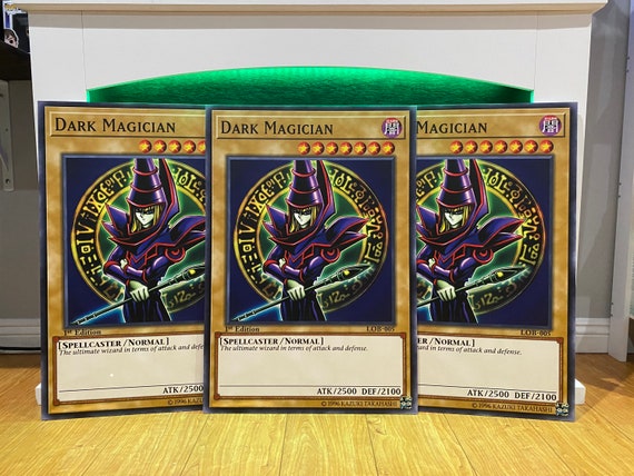 Dark Magician LOB-005 1st Edition Jumbo Yugioh TCG Proxy Dark Magician LOB-005 1st Edition Jumbo Yugioh TCG Proxy