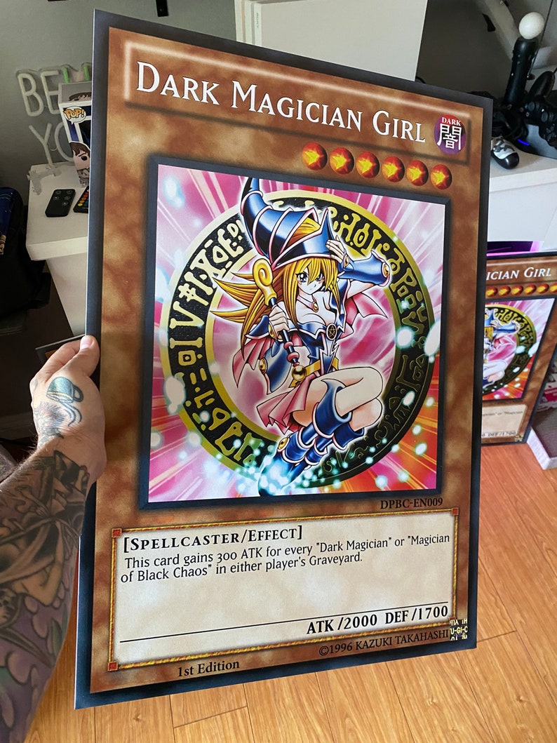Dark Magician Girl Jumbo Yugioh Card DPYG EN008 1st Edition Etsy