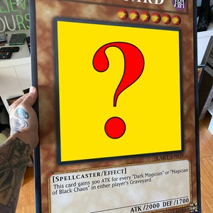 ¡Tarjetas gigantes personalizadas! Podemos imprimir la mayoría de las cartas de TCG, Pokémon, Yu-Gi-Oh, MTG