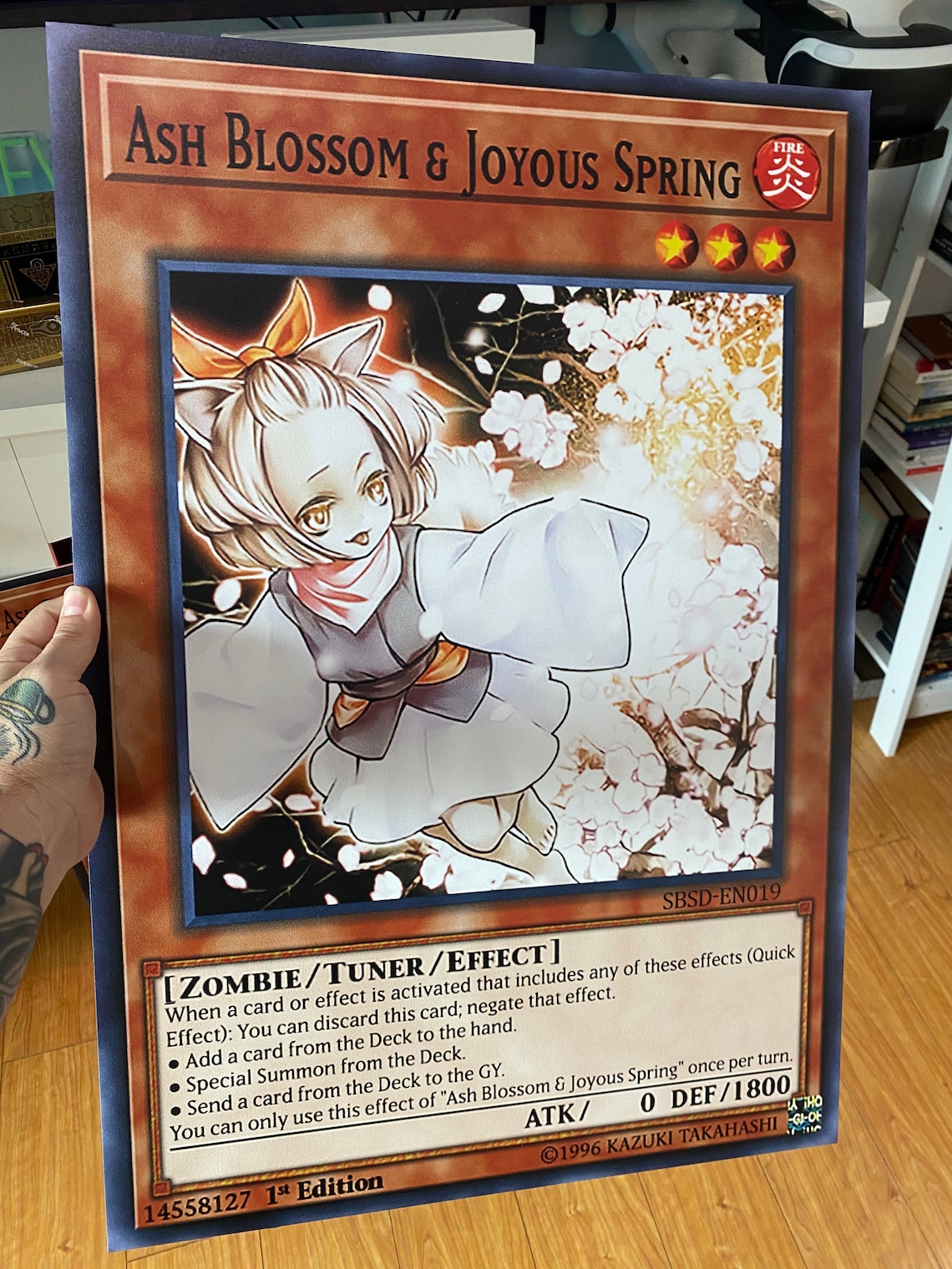 Ash Blossom & Joyous Spring Big Yugioh TCG Card Etsy