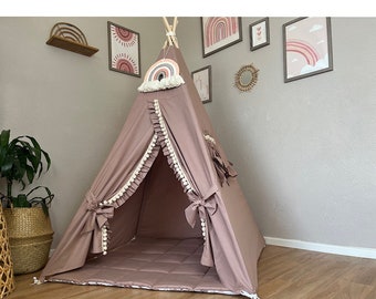 Teepee ,snail, Kids Tipi, Indian Tee pee, Childrens Teepee, Playtent, Tipi, Teepee tent, Tipi tente pour les enfants, wigwam