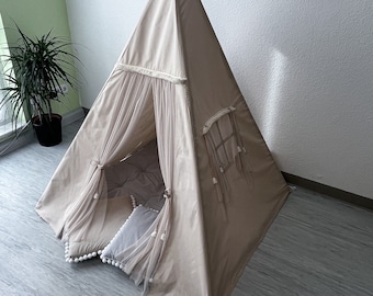 Tipi, Kinderspielhaus, Tippi, Kinderzimmer Dekoration, Spielhaus, Spiel Zelt, Kinder Zelt, Kinder Tipi, Kleinkind Tipi