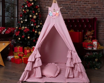 zelt, kinderzelt, Spielzelt, boho, kinderzimmer deko, geschenk, weihnachten, weihnachtsgeschenk, tipi, tipi, kinderspielhaus