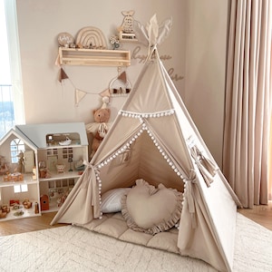 Tipi, Schnecke, Kinder-Tipi, Tee-Pee-Zelt, Tee-Pee, Tipi, Spielzelt, Kinder-Tipi, Tipi-Zelt, Montessori-Tipi, Tipi-Enfant