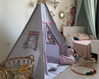 Teepee, Kids Tipi, Indian Tee pee, Childrens Teepee, Playtent, Tipi, Teepee tent, Tipi tente pour les enfants, wigwam