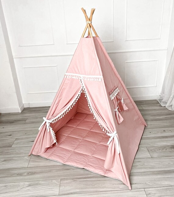 Tente tipi enfant natural colors