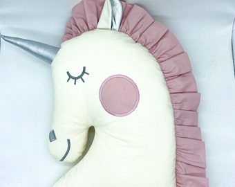 Einhorn Kissen Einhornkissen -  Kinderzimmer gestalten Kissen Baby Dusche Kinder Kissen neue Baby Geschenk Kissen Baby junge Baby Mädchen