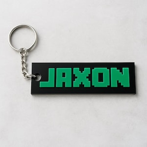 Keychain, Backpack Keychain, Name Keychain, Custom Keychain, Video Game Keychain