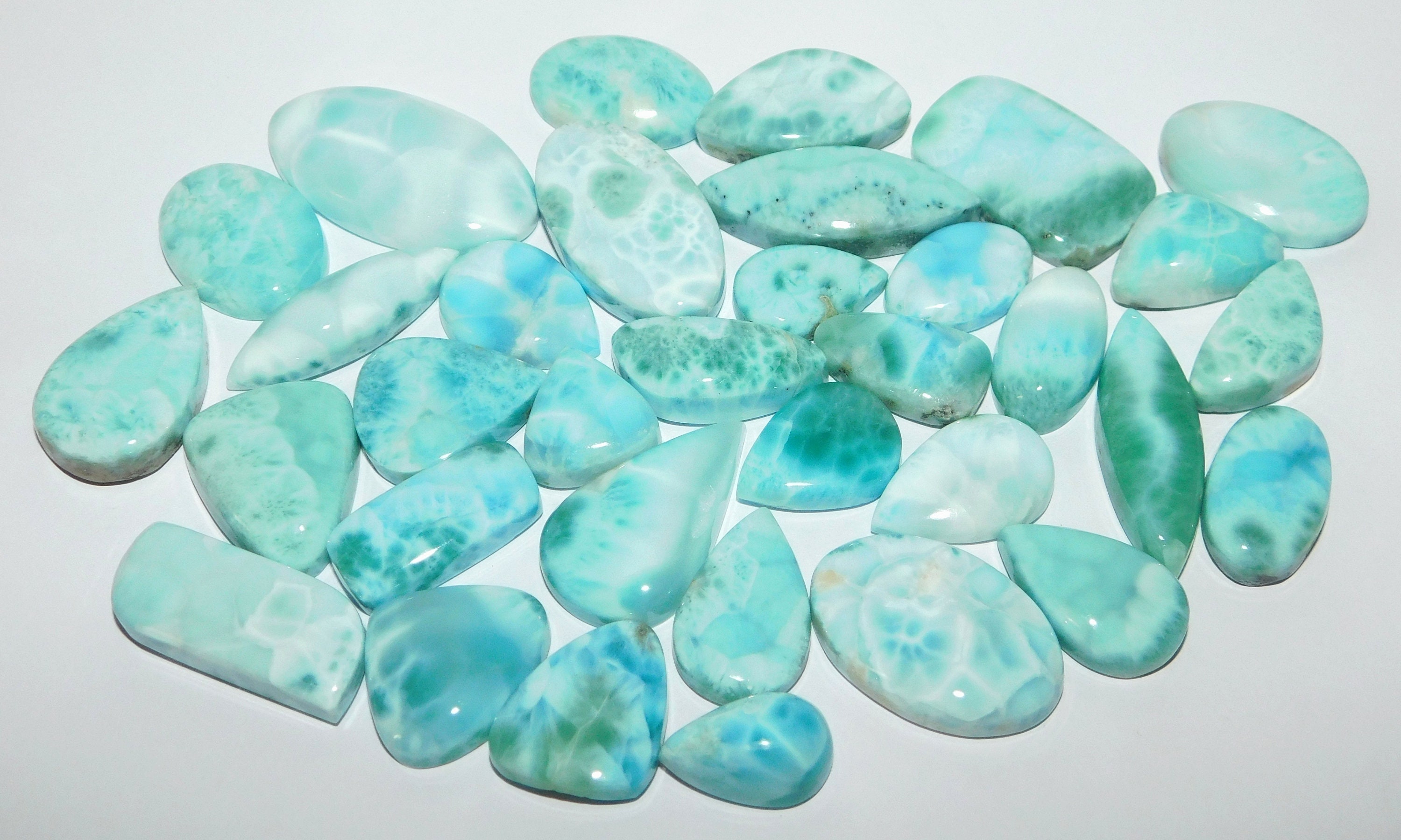 Top Grade Larimar Gemstones Wholesale Price Larimar Loose Etsy