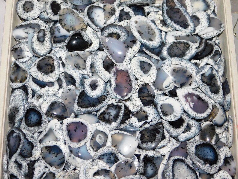 Dendritic Opal Gemstone Top Quality Dendritic Stone Dendritic Opal Loose Gemstones Wholesale Lot Natural Dendritic Opal Cabochon