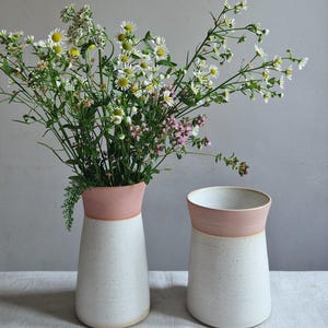 Vase & Karaffe handgedreht, nordic stil, minimalistisch für Blumen oder 1/2l Getränke, elegantes Hochzeitsgeschenk zdjęcie 10