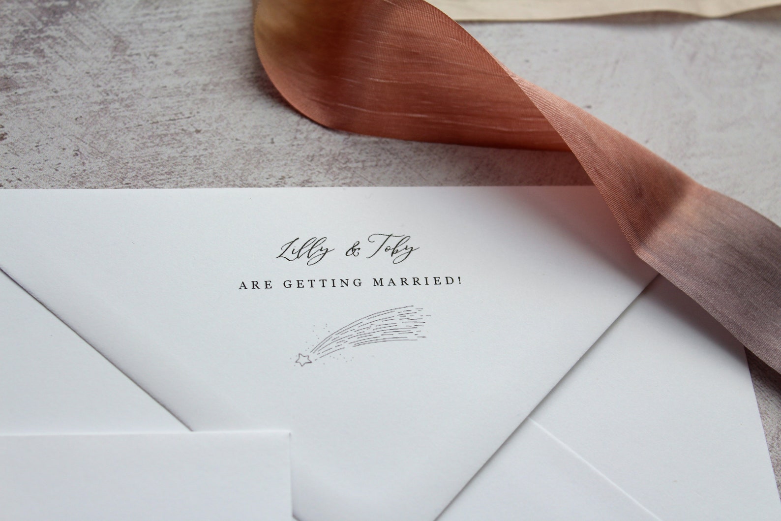 Enveloppe illustrée personnalisée en anglais seulement Etsy