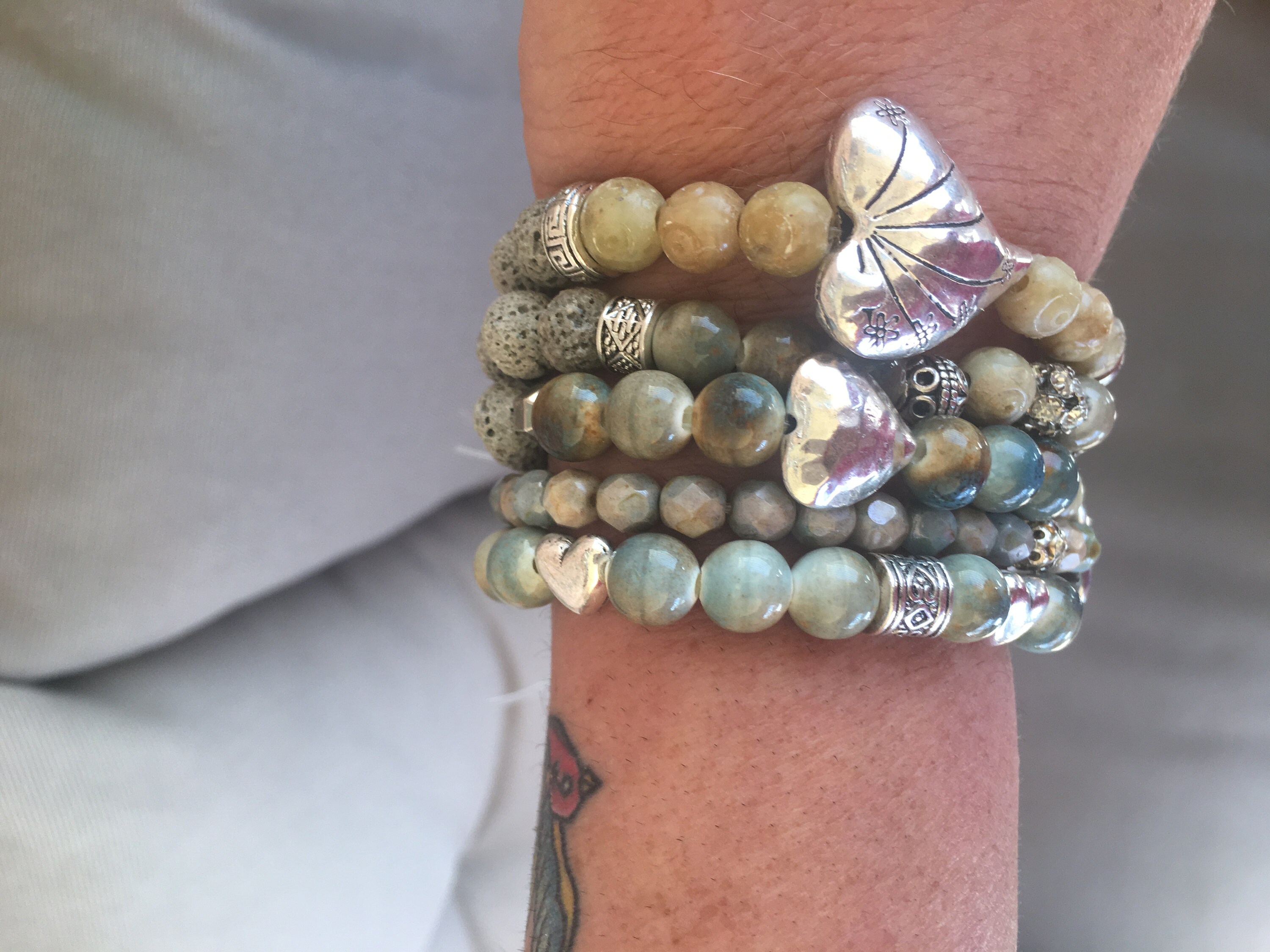 Essential Oil Bracelet Set Lava Stone Bracelet Womens Yoga Etsy UK