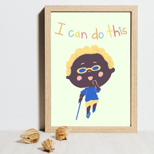 Disability Inclusion Poster: Affirmation Print for Classroom (Digital Download)