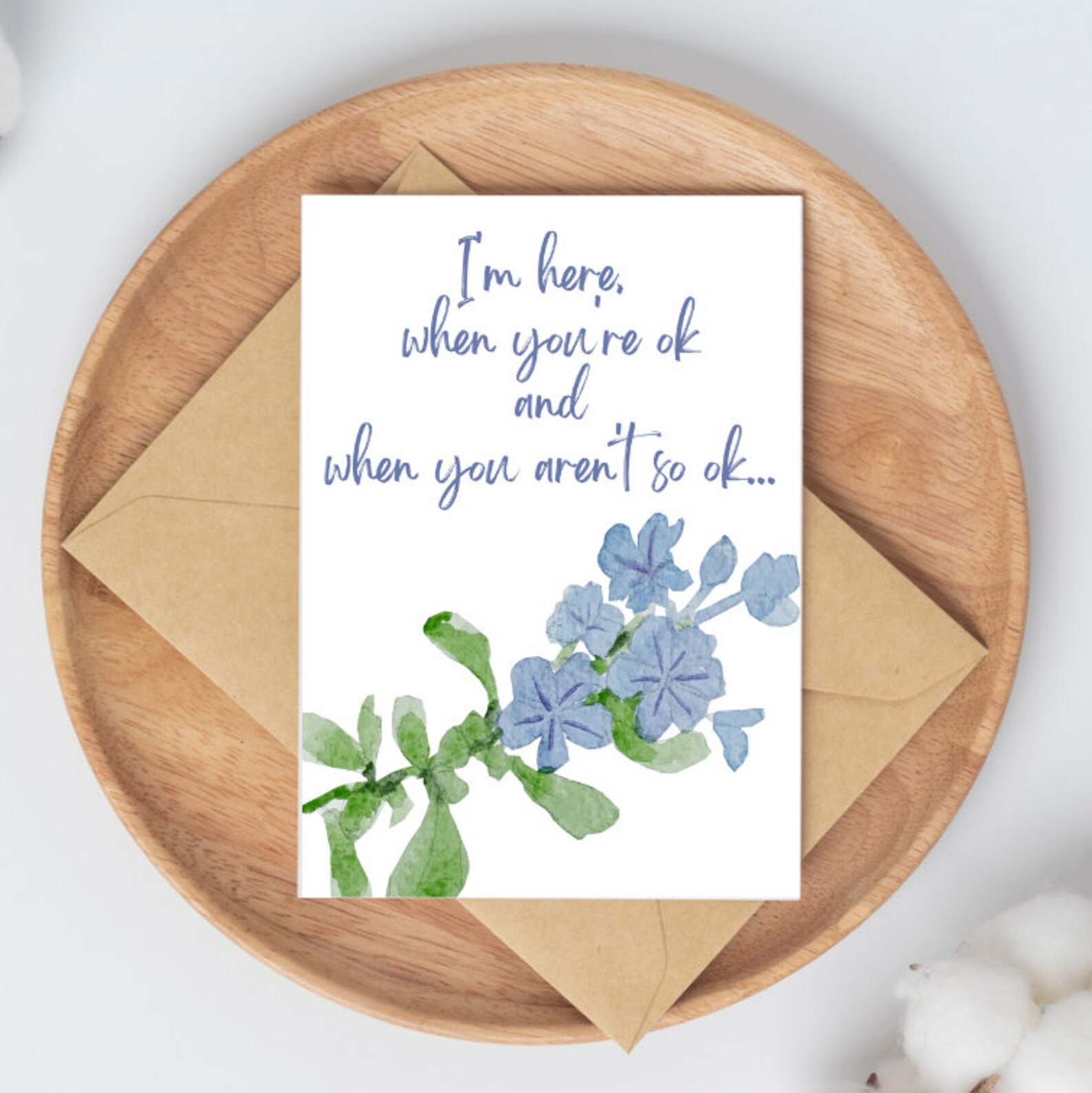 Forget Me Not Printable Sympathy Card, Miscarriage Card, Mental Health ...