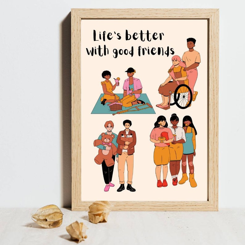 Disability Inclusion Poster | Friendship Classroom Print| Wheelchair ...