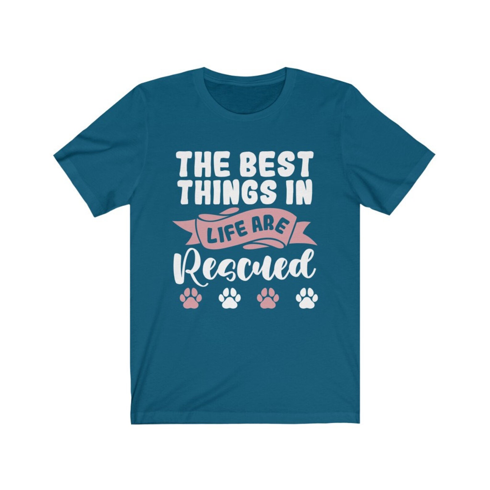 Rescue Animal Shirt Adopted Dog Rescue Animal Shelter | Etsy