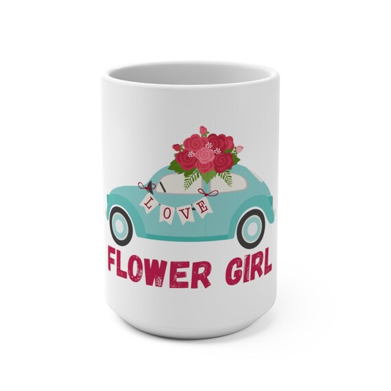 flower girl mug