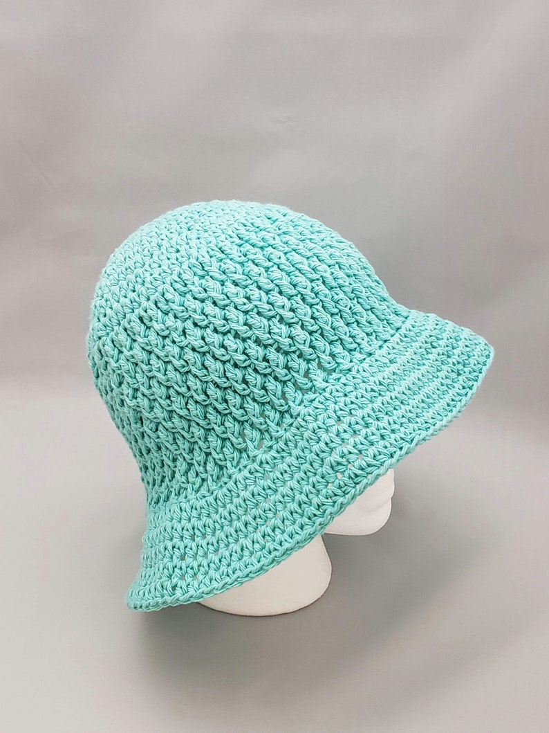Crochet Sun Hat Cotton Brimmed Summer Hat - Etsy