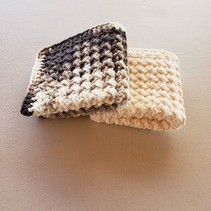 Cotton Crochet Dishcloth Set
