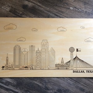 Décoration murale Dallas Skyline