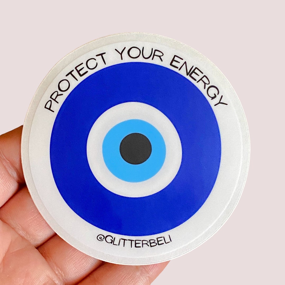 Evil Eye Sticker: Weatherproof Vinyl Car Decor (3” Circle) - Etsy