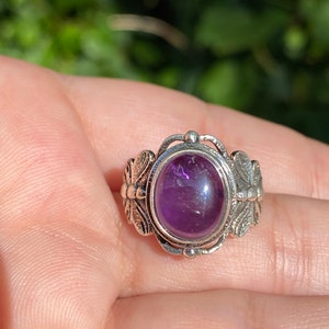 Amethyst Crystal Ring
