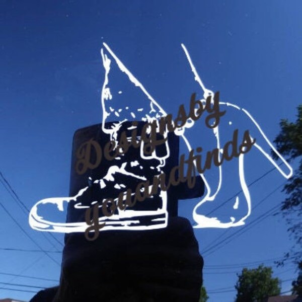 From Heels to Boots Decal