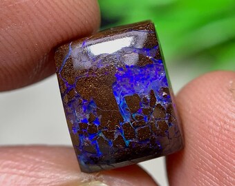 Natural Boulder Opal Cabochon - 6.39 Cts • 10.3x8.5x6   MM -