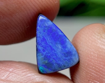 Cabujón doblete de ópalo natural de Coober Pedy (8,8 x 6,1 x 4,2 mm - 1,78 quilates)