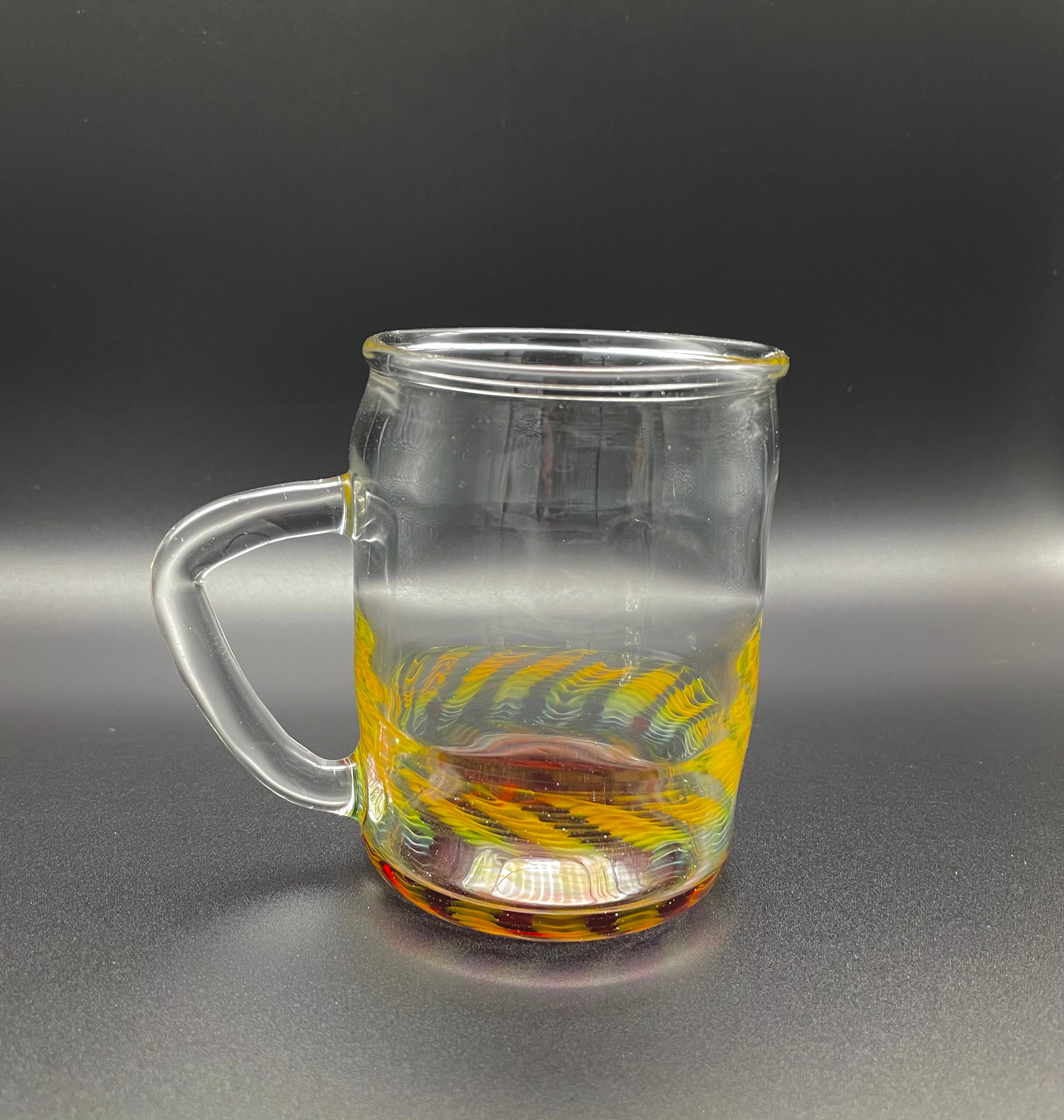 Japandi Mug – Borosilicate Glass With Pink Infuser - For Light Sleepers