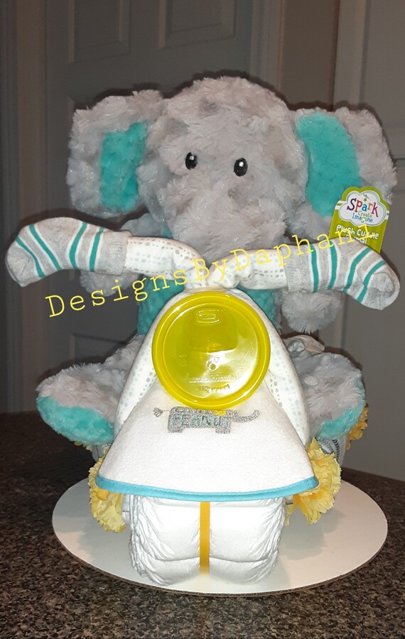 diaper tricycle baby shower gift