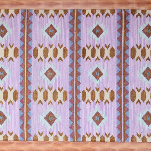 Handmade Kilim Rug, 4x6 Pink shops Kelim Rug, Aztec Kilim Rug, Turkish Kilim Rug Geometric Patterned Kilim Rug, Bohemian Kilim Rug, FREE SHIPPING