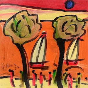 Peter Kiel Original Painting, 1984