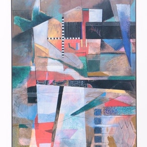 Colorful, Limited Edition Lithograph by John Douglas
