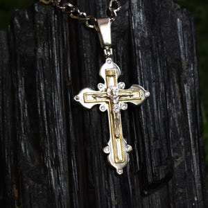 925 Silver Cross Necklace Jesus Crucifix Necklace Jesus Necklace Religious Pendant Gift For Her Jesus Crucifix Pendant Cross Chain Necklace