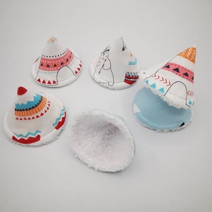 Pare-pipi Bébé - Lot De 6 En Bambou Et Coton, Diamètre 6 Cm, Lavable, Pour Changes Sans Accidents